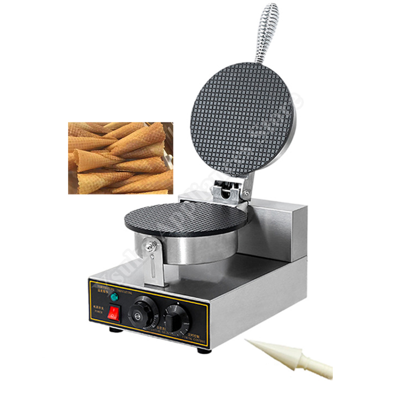 Waffle Cone Maker - Macchina Commerciale per Coni Gelato Croccanti,