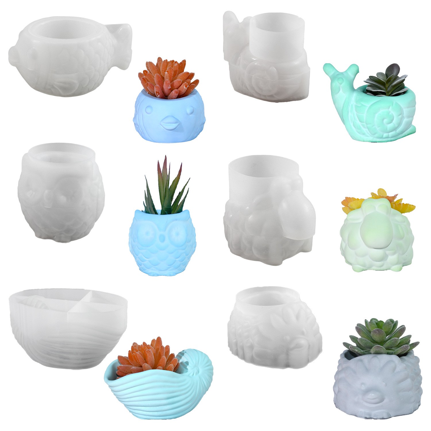 3D Animale Vaso di Fiori Stamp - Potsticker Mold recensione e prezzo