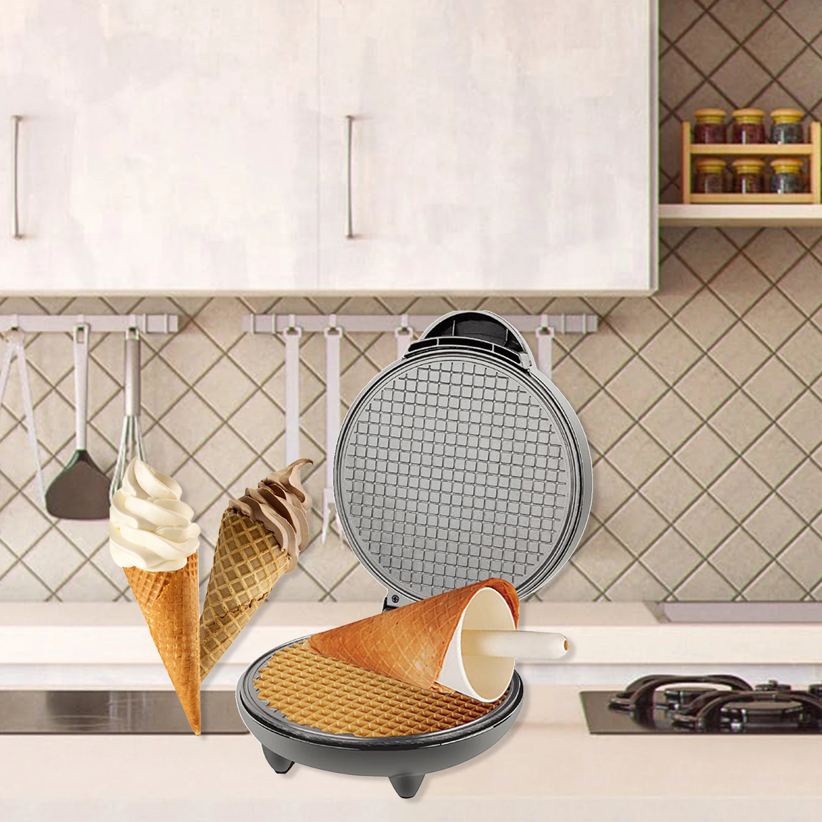 Macchina per waffle da 1200 W  - Waffle Cone Maker recensione e prezzo