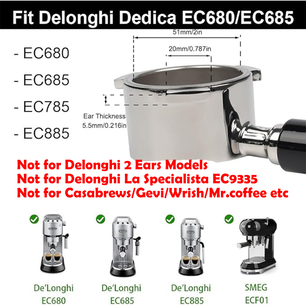 Portafiltro da caffè con doppi - Delonghi Espresso Magnifica recensione e prezzo
